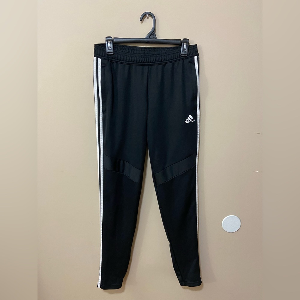 Black and White Adidas Joggers